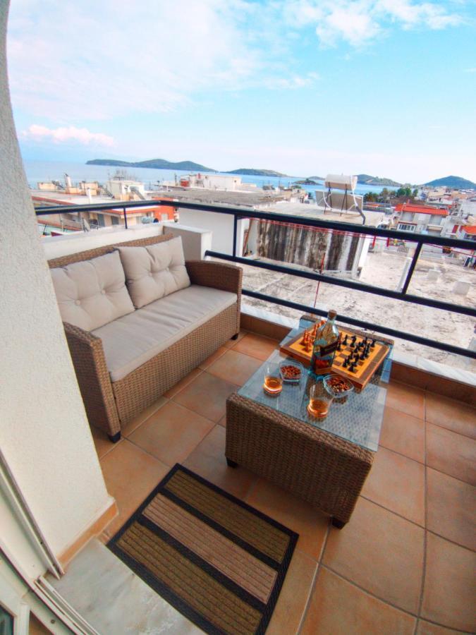 Néa Péramos Seagull Apartments מראה חיצוני תמונה