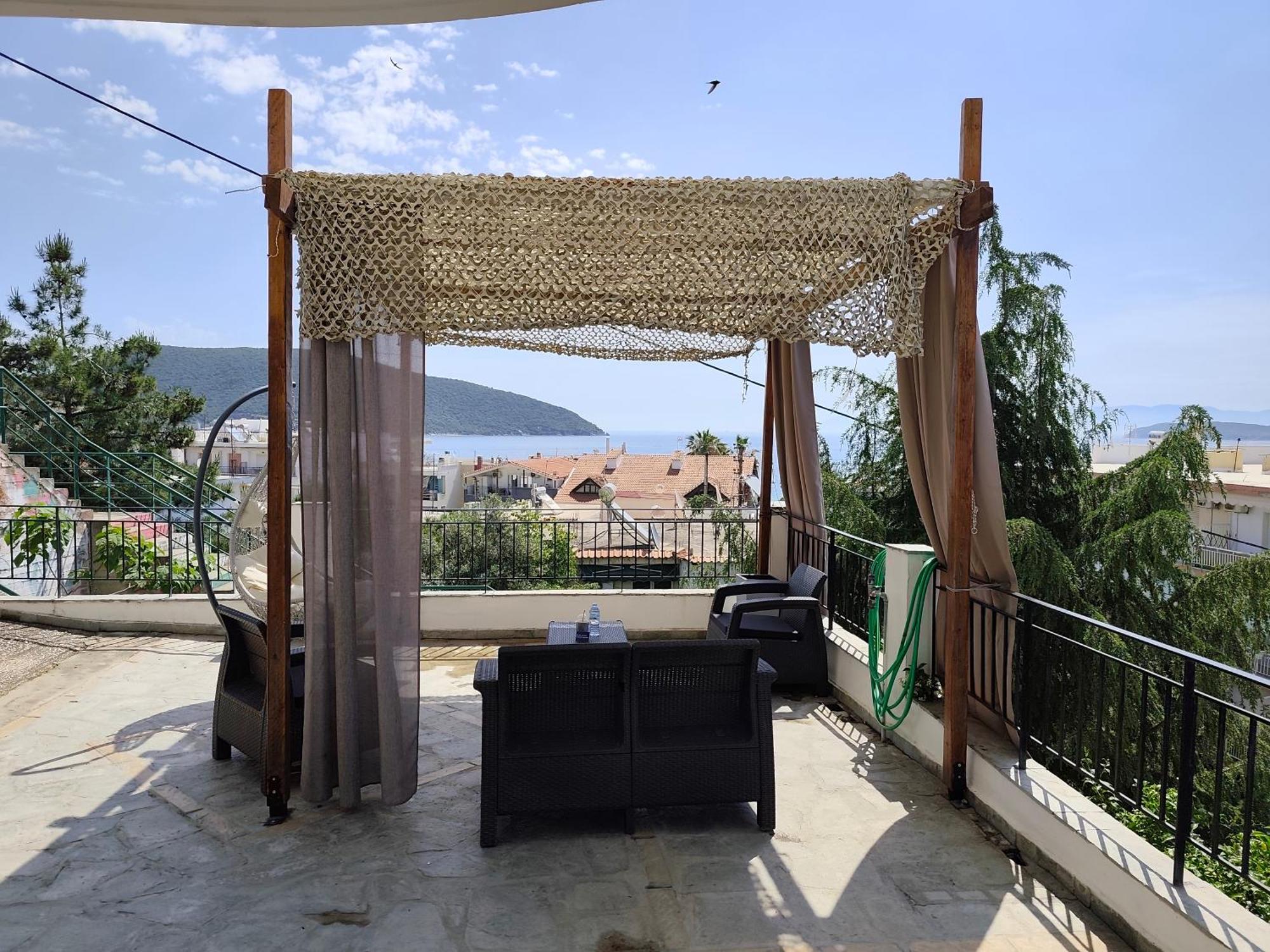 Néa Péramos Seagull Apartments מראה חיצוני תמונה