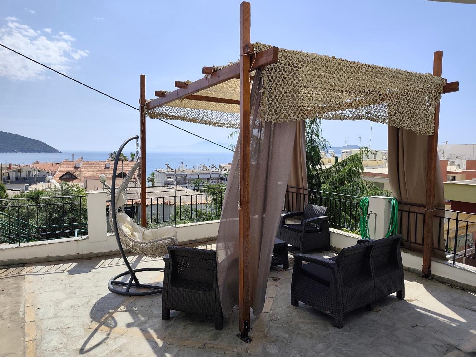 Néa Péramos Seagull Apartments מראה חיצוני תמונה